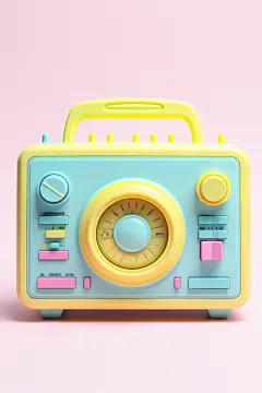 家电机器怀旧收音机录音机模型