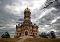 俄罗斯教堂美丽城市风景图片