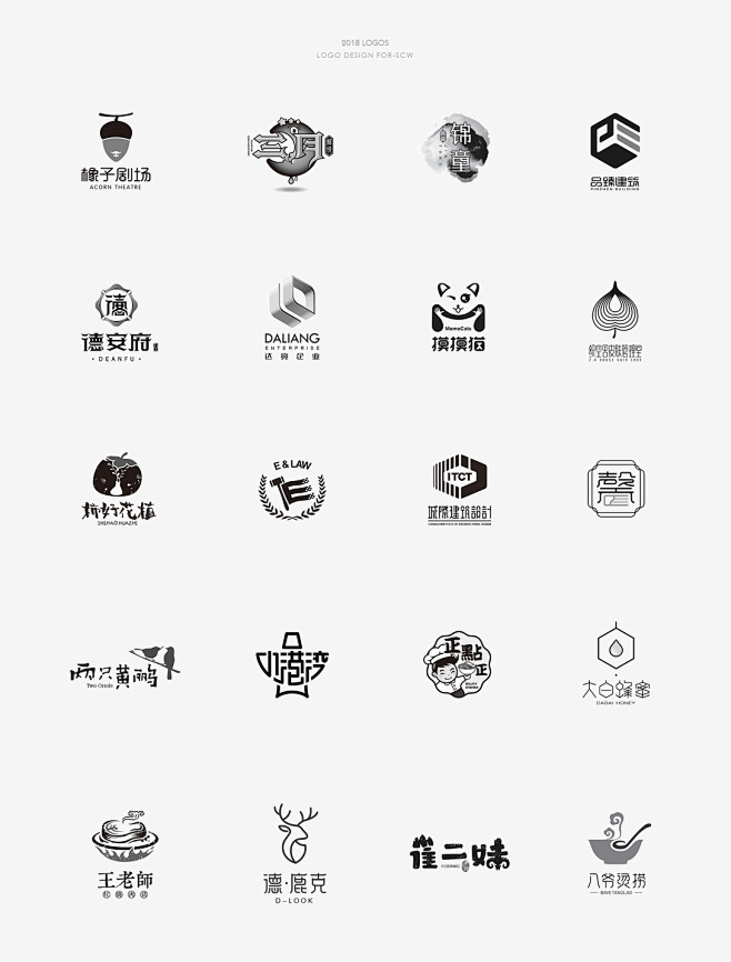 2018年logo作品精选合集-古田路9...