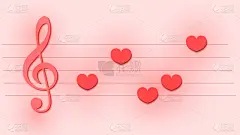 模板,高音谱号,音乐,抽象,音符,可爱的,折纸工艺,热情,问候,爱