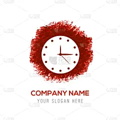 钟,圆形,红色,水彩画,秒表,计算机图标,24,怀表,护腕,复古