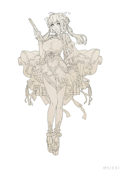 田芙采集到线稿