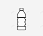 线稿矿泉水瓶图标 饮料 UI图标 设计图片 免费下载 页面网页 平面电商 创意素材
