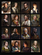 Character portraits for Rival Knight, Lulu Zhang : Character portraits for the game" Rival Knight  "for Gameloft Montreal which I did in the year of 2013.Tried to make the painting style more  traditional.
 Some of the characters I got refs for 