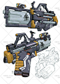 2000多张精选游戏科幻武器 射击类游戏枪支照片素材集 设定