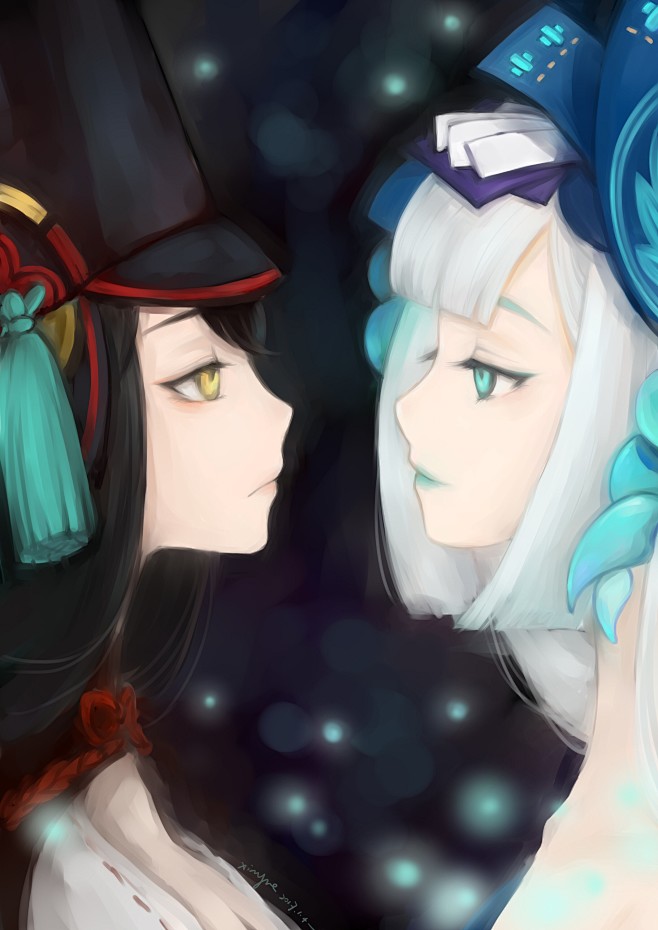 13:26:53【生贺】妖刀姬x青行灯阴阳师吾家洗砚池同采自www