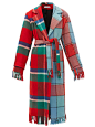 Lola single-breasted upcycled-blanket wool coat | Rave Review | MATCHESFASHION : Click here to buy Rave Review Lola single-breasted upcycled-blanket wool coat at MATCHESFASHION