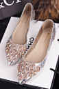 bling bling crystal shoes -ZZKKO