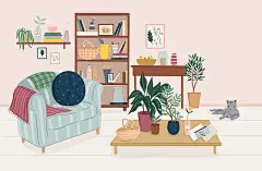 【英国插画家Amelia Flower作品】
Amelia是一位定居在英国的插画师，她笔下的人物，明朗而真实。作品常常从观察社会状况和人物方面汲取灵感，与世界各地的客户合作，创作精美而有效的插图。