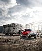 3D Ford Truck font concrete fonts super duty Render retoucher rendering CG CGI Toronto artist mud