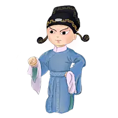 手绘卡通脸谱京剧戏剧人物免扣素材PNG