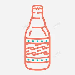 瓶子啤酒食堂图标 标识 标志 UI图标 设计图片 免费下载 页面网页 平面电商 创意素材