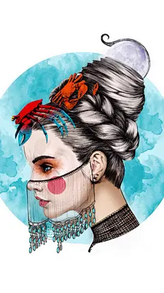「卡通手机壁纸。少女原宿。插画设计。高清动漫。日系韩系。背景锁屏。搞怪欧美。平铺素材。」❤️