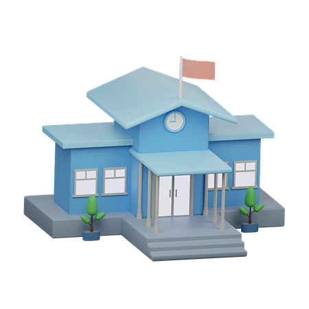 School Building 3D I...