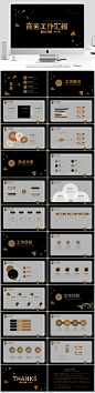 【黄小糖】【黑金】商务高端企业部门主管工作汇报PPT
来源：千图网特邀设计师作品