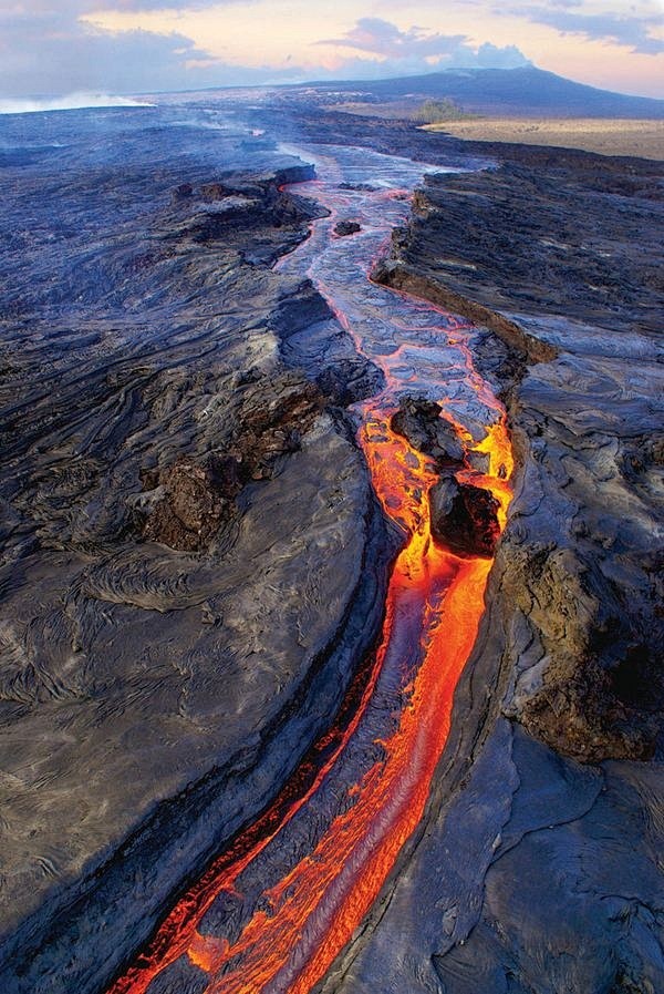 Lava flows from Pu'u...