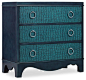 Hooker Furniture Melange Semblance Chest, Teal transitional-accent-chests-and-cabinets