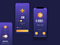 Bitcoin on Lightning network bitcoin clean crypto design lightning simple ui ux wallet