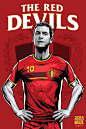 2014年世界杯参赛国家海报·比利时。