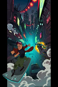 科幻场景气氛图科幻原画科幻场景原画来自cgbook.cn (3737)