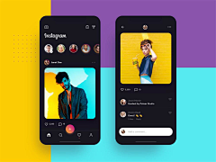 三与采集到UI_app界面_追波风格