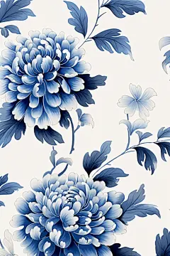 青花瓷图形背景底图