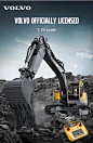 1:16 Volvo RC metal excavator pro（3 in 1)