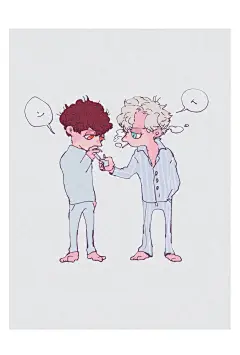 日本插画师kokuno。喜好画男人，线条扎实，在确定画风后，是有规律秩序的华丽，又如自由生长般的繁华，总体给人神秘、玄幻的美感 (7)
