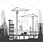 城市和建筑工地用起重机