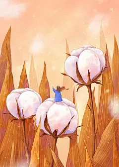 小小精灵节气下 | 李那那 - 原创作品 - 涂鸦王国插画