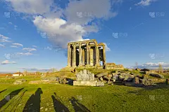 土耳其库塔哈亚卡夫达希萨尔的艾佐奈古城