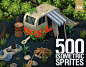 Isometric 3D Game Sprites – Manor Cafe