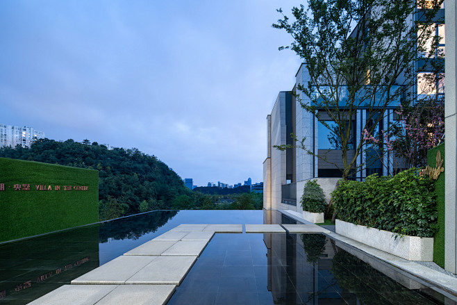 贵阳中海映山湖 现代 住宅景观 水景 台...