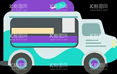 餐车免抠图  - 源文件下载【酷图网】餐车免抠图,流动餐车,小吃车,移动餐车,png免抠图,卡通,手绘