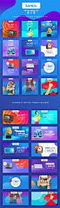 Saprol Social Media Kit - Web Elements - 6