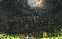 孤独的身影~来自印度尼西亚插画师tomtc（via @CG插画大触） ​ ​​​​