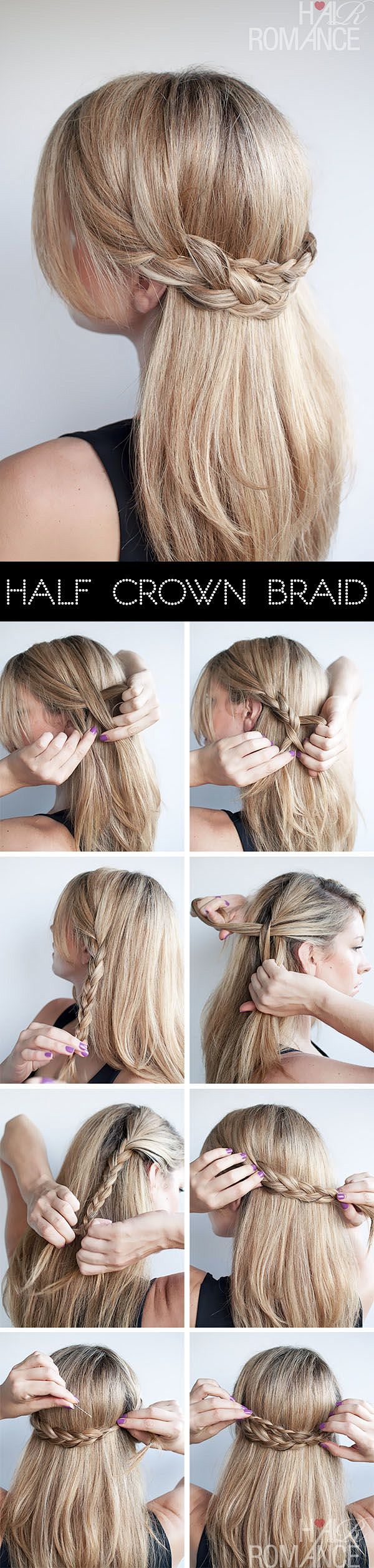 Half Crown Braid