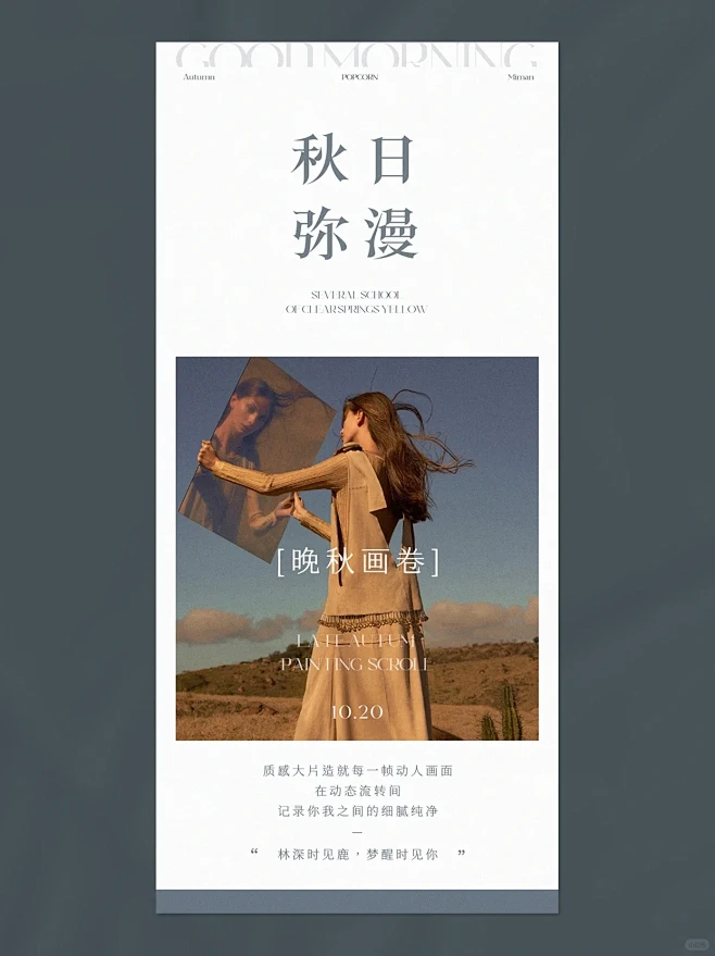 海报设计 | 极简排版 图文留白设计 高...