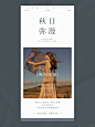 海报设计 | 极简排版 图文留白设计 高级感