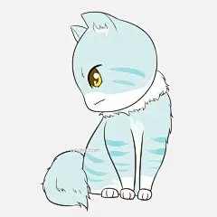 蓝色手绘小猫元素图片大小2000x2000px 图片尺寸448.55 KB 来自PNG搜索网 pngss.com 免费免扣png素材下载！扁平化#动物#卡通手绘#可爱#蓝色#猫咪#毛发#手绘#尾巴#小猫#严肃#眼睛#眼神#