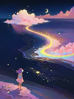 少女心壁纸！星河入梦，愿望成真_带咒语_5_墨言UGAI壁纸_来自小红书网页版