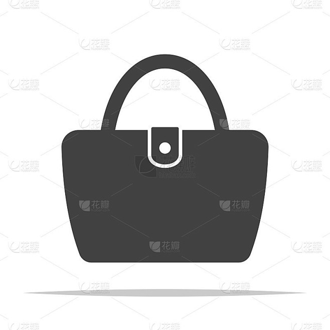 Women bag icon vector isolated