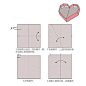 心形盒子的折法 折纸纸盒的手工折纸教程