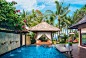 巴厘岛瑞吉度假酒店 - 海滨别墅私人泳池和凉亭