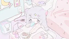 ipad壁纸 可爱少女心插画 电脑壁纸 