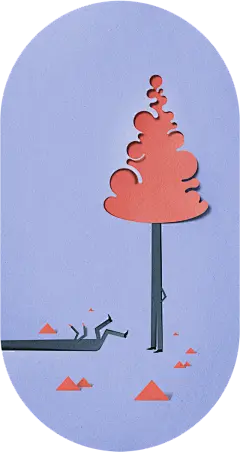 Forest : Personal illustrations for solo exhibition “Teine lõige” at Von Krahl, Tallinn.