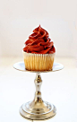 Red Velvet Mousse with Raspberry Vanilla Cupcakes