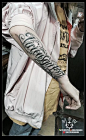 奇卡诺花体纹身，#广西北海纹身##刺青猫纹身##纹身#