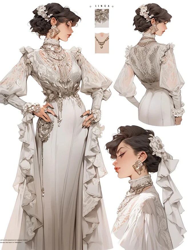 维多利亚 | 角色设计 | 仙女裙合集 ...