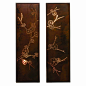 Pair of Blossom Panels - Metal wall art - Products